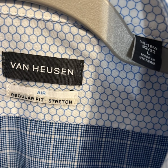NWT Van Huesen Air Regular Fit Stretch Shirt - Picture 3 of 6